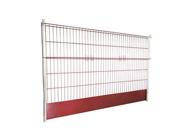 European Temporary Safety Steel Mesh Barrier Edge Protection System Powder Coated