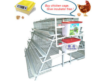 قفس لایه ای مرغ گالوانیزه با دوام Q235 برای مزرعه مرغ تجاری