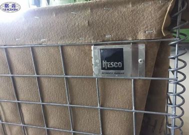 شن و ماسه Hesco پر از موانع محیط پیرامون امنیت Hesco Bastion
