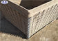 Durable Geotextile Lined Welded HESCO Sand Filled Barriers for Perimeter Wall