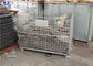 قفس پالت توری فلزی سیم تاشو برای ذخیره سازی سنگین برای انبار