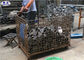 قفس پالت توری فلزی سیم تاشو برای ذخیره سازی سنگین برای انبار