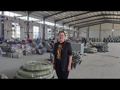 مانع سیم خاردار استیل ضد زنگ BTO-22 قطر 450 میلی‌متر 35 متر در هر رول