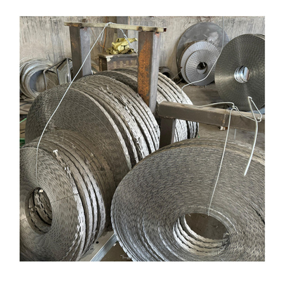 سیم خاردار دوبل Bto-22 Concertina Straight Crossed Blade Razor Wire