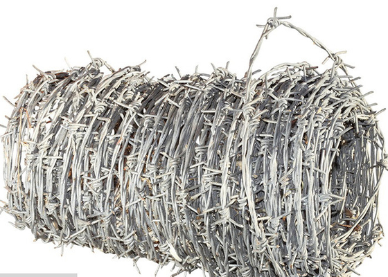 Fence Construction Protection 14gauge Double Twisted Galvanized Barbed Wire