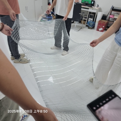 Garden Protection Construction KN  304 316 316L High Strength Stainless Steel Cable Rope Mesh Net For Aviary Zoo Mesh