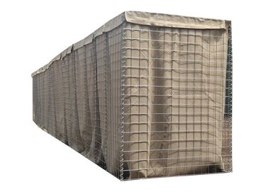 شن و ماسه حرفه ای Hesco Barrier 3- 5 میلی متر قطر سیم برای حفاظت از نیروهای نظامی