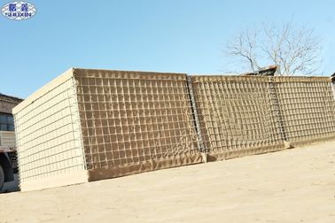 موانع دفاعی امنیتی Hesco مونتاژ Mil 3 Sand پر از موانع دیوار