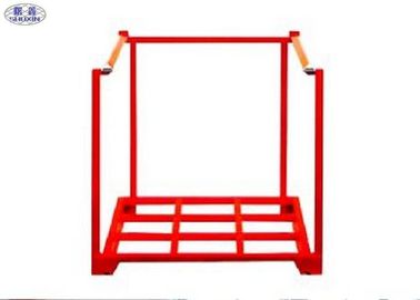 قفسه های قابل انعطاف فولاد قابل حمل تایر قفسه ذخیره سازی قرمز قابل حمل سنگین