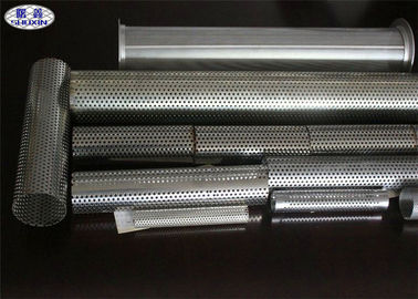لوله های فولادی ضد زنگ سوراخ شده فلزی برای مایعات / جامدات / تصفیه هوا