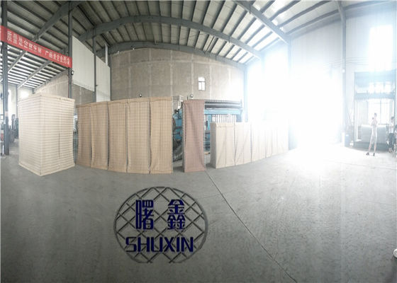 76.2 × 76.2 میلی متر ماسه پر شده Mil 3 Hesco Bastion Barrier System