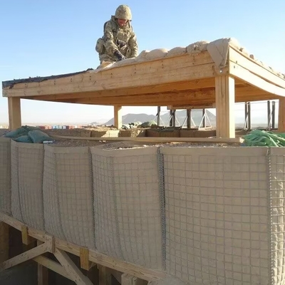 5mm سیم مانع دفاعی 20 سلول 1*1*1M 1*1*5M انعطاف پذیری سیاه