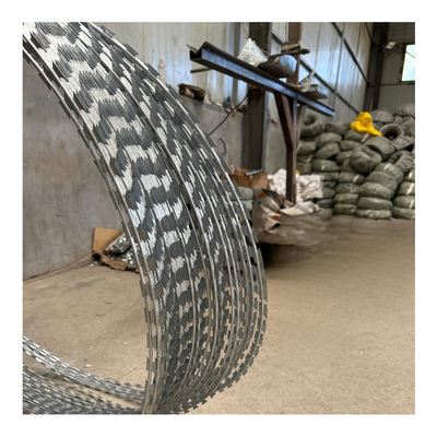 سیم خاردار دوبل Bto-22 Concertina Straight Crossed Blade Razor Wire