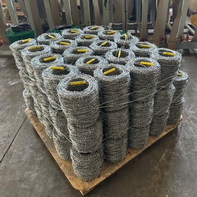سیم خاردار با کشش بالا شبكه حصار سیم خاردار الکتریکی سیم خاردار 125 گج سیم خاردار 10kg قیمت سیم خاردار در بنگلادش آلومینیوم آلیاژ سیم خاردار نگهبان سرقت