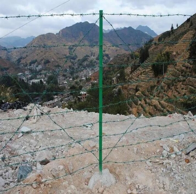 سیم خاردار با کشش بالا شبكه حصار سیم خاردار الکتریکی سیم خاردار 125 گج سیم خاردار 10kg قیمت سیم خاردار در بنگلادش آلومینیوم آلیاژ سیم خاردار نگهبان سرقت