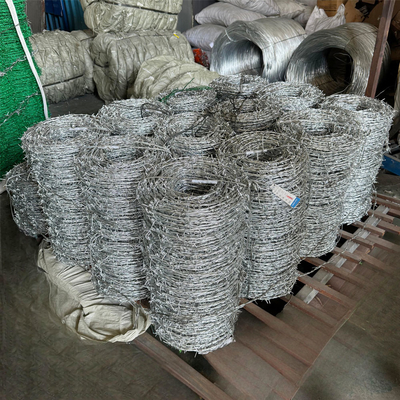 سیم خاردار گالوانیزه سیم خاردار فولادی Bto-22 سیم حصار قیمت
