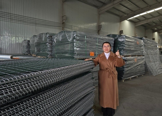Hot Dipped Galvanized Military Barrier 5 Cells 3x3 Mesh