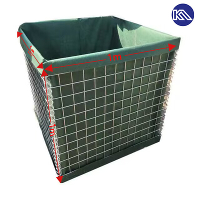 سطح گالوانیزه شده گرم 200g / m2 حصار مانع دیوار مانع دفاعی برای حفاظت