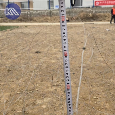 10x10x1.1-1.4M فولاد سیم کم دید برای پوتانکا میش ضد تانک موانع میش