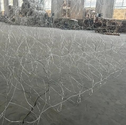 0.8mm ضخامت کم دید پوشیده فلز پوشش میش