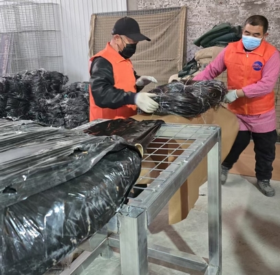 انبار بزرگ تحویل سریع MZP نوع Putanka سیم کم قابل مشاهده MPP مانع نامرئی Putanka سیم شبکی مانع