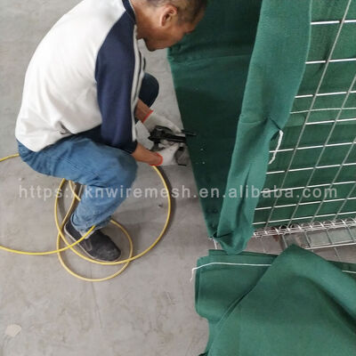 Standard Military Galvanized KN-3 Folding Defensive Sand Filled Barriers Wall For Protection Against Bomb