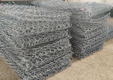 سیم گالوانیزه گرم بافته شده شش ضلعی مش گبین سبد 2.0-4.0mm سیم Guage
