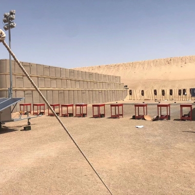 مش سیم گالوانیزه 4 میلی متری Hesco Bastion Wall For Defence