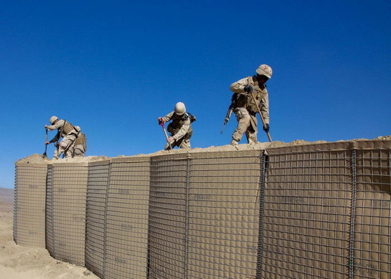Mil 1 4.0mm Hesco Baskets Bastions Military Sand filled
