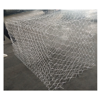 4.0 میلی متر جعبه آهنی شش ضلعی گابیون 2x1x1 M