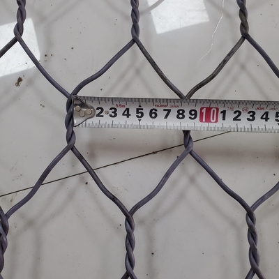 کنتاکتورهای ساختمانی 3.05 میلی متر پی وی سی  Gabion سبد پر شده از سنگ گالوانیزه