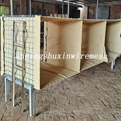 حفره 3×3 اینچ تاشو نظامی 4 میلی متر برای کنترل سیل