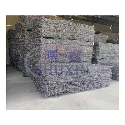 دیوار حائل جعبه گابیون تشک توری مشبک آهنی رنو Q195 Q235