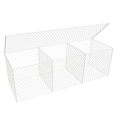 جعبه گابيون شش گوشه اي با پوشش گالفان 2*1*1 M 60mm X 80mm