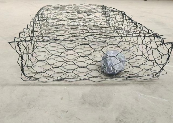 پشتیبانی شیب 2m X 1m X 1m سبد گابيون سفارشی 6x8cm سوراخ میش