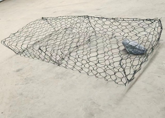 2m زینک پوشش Gi گابيون جعبه 7x9cm سوراخ Mesh