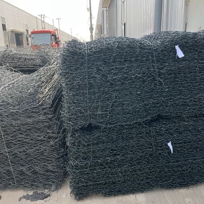 جعبه گابیون گالوانیزه سنگین / قفس سنگی برای دیوار حائل و کنترل فرسایش - تامین پروژه آفریقا