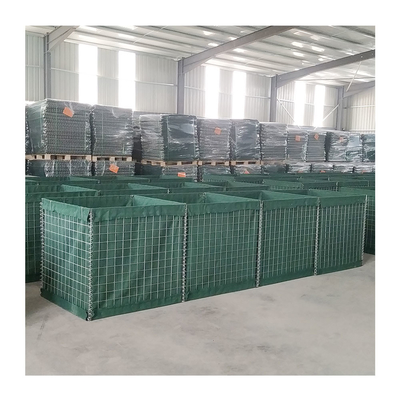 دیوار شن و ماسه نظامی استحکام دفاعی سنگینی موانع ملی 1 کیسه دفاعی استحکام ضد انفجار 1.37m