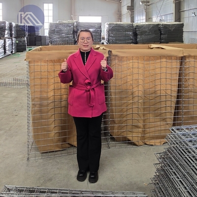 1 میلیمتر مانع هسکو 1.37m x 1.06m x 10m دفاع از سیل فولاد گالوانیزه