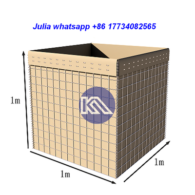 گالوانیزه سیم فولادی مانع دفاعی با ژئوتکستیل UV مقاوم