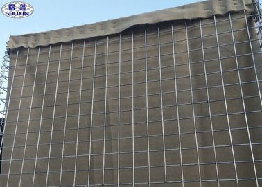 موانع امنیتی شن و ماسه بالا، موانع سیل گابیون نظامی