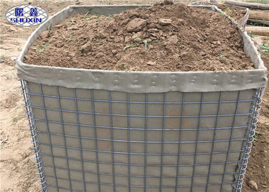 موانع حفاظتی سیل HESCO موانع MIL 12 برای خط ساحلی امنیت محیطی
