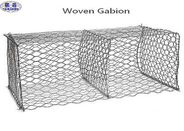 2 X 1 X 1 سنگ پر شده قفس سیم PVC ویژگی پوشش ضد آب