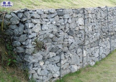 سیل فولاد گالوانیزه سنگ قفس شش ضلعی سوراخ حفاظت از خاک