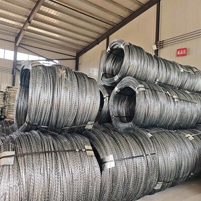سیم خاردار تیغه گالوانیزه داغ سیم خاردار سیم خاردار مزرعه امنیت ضد کوهنوردی