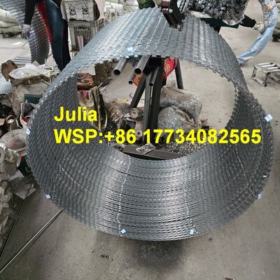 500mm دوامدار OD BTO-16 ريزور ميش 102 حلقه ريزور سیم خارش ضد خوردگی سد جامعه مسکونی