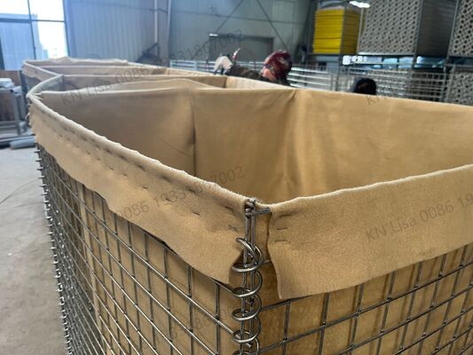 دیوار شن و ماسه گالوانیزه دیوار دفاعی ضد انفجار قفس ضد سیلاب دفاع از گازون دیوار انفجار