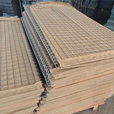 دیوار شنی ضد انفجار سنگر مانع دفاعی گالوانیزه سنگین