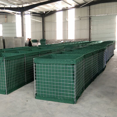 کیسه های شن بزرگ با استحکام بالا دیوار حائل دفاعی حصار مانع دفاعی برای فروش