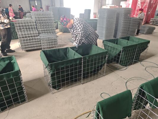 سد نظامی تاشو Mil 1 دیوار امنیتی گالوانیزه سد تاکتیکی پر از شن و ماسه